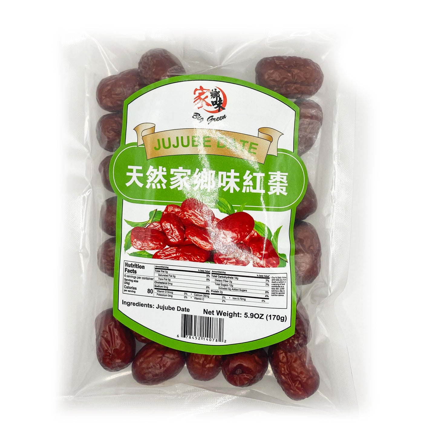 Jujube Date 家鄉味 天然红棗