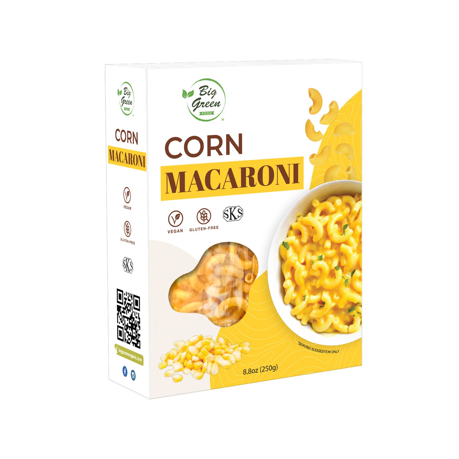 Big Green Food Corn Macaroni 玉米彎管