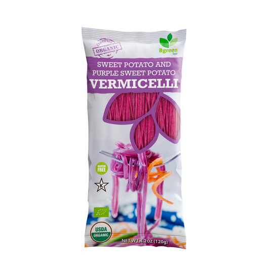 Bgreen Organic Purple Yam + Sweet Potato Vermicelli 有機紫薯粉絲