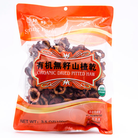 Organic Dried Pitted Haw 绿野 有機無籽山楂干