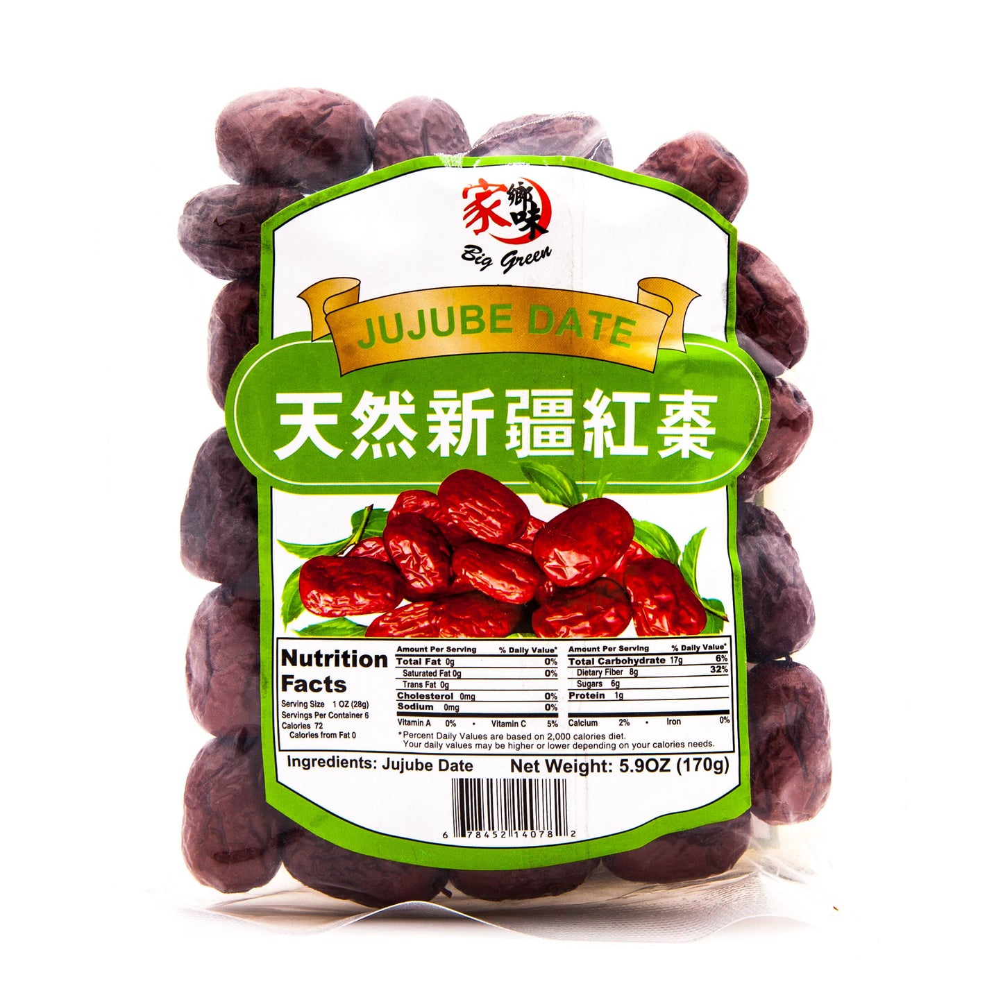 Jujube Date 家鄉味 天然红棗