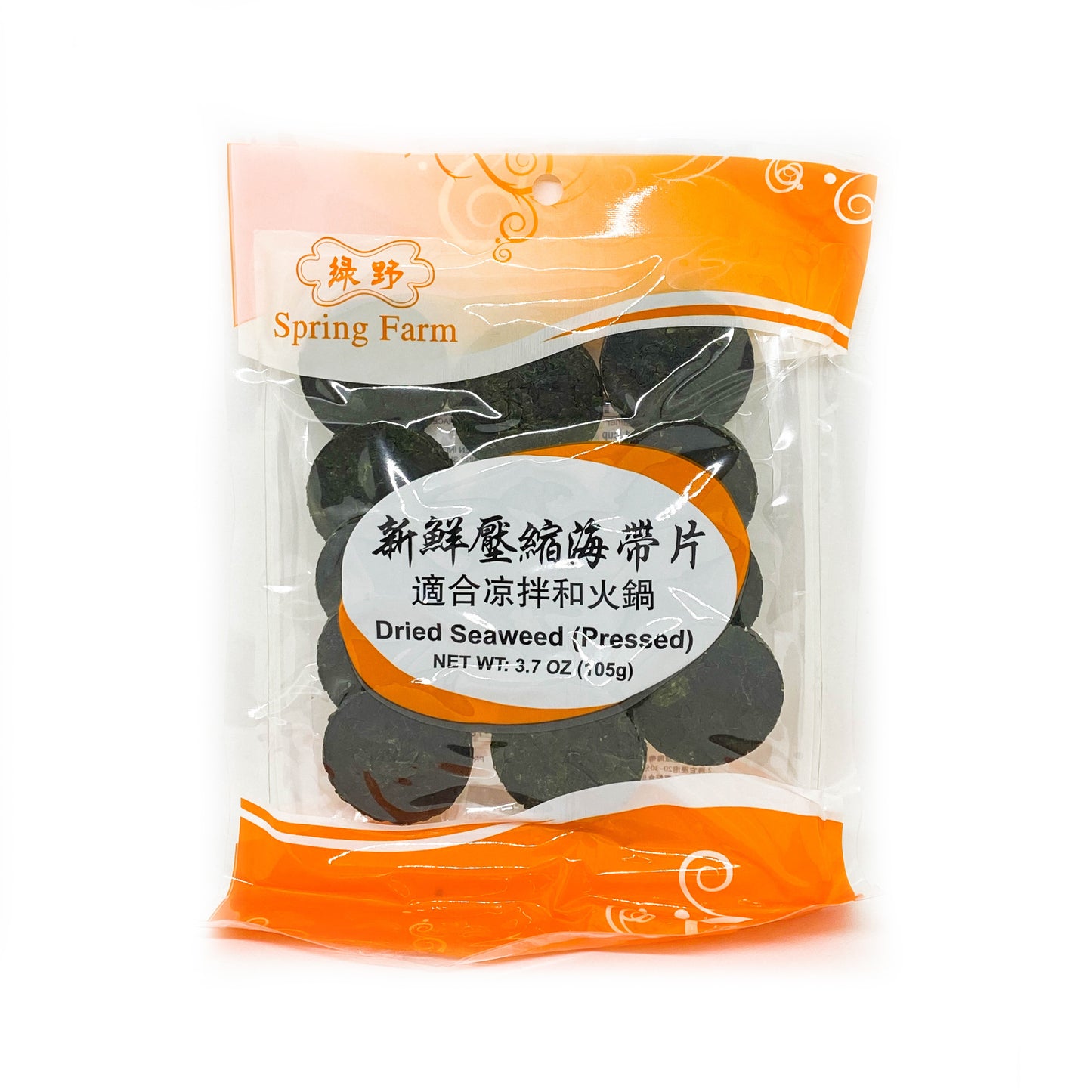 Dried Seaweed (Pressed) 綠野 新鮮壓縮海帶片 3.7oz