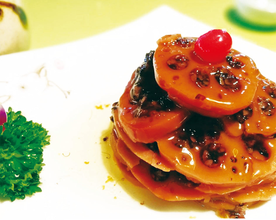 Cooked Lotus Root with Red Bean 綠野 香糯紅豆藕 500g