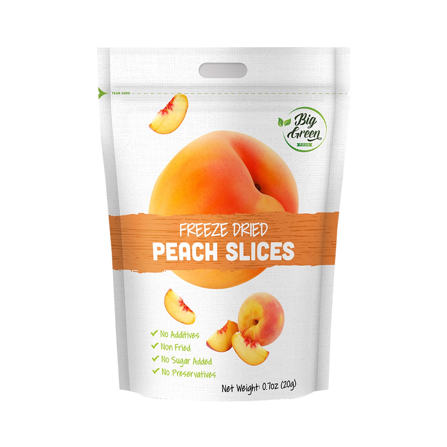Big Green Freeze-Dried Peach 凍乾蜜桃
