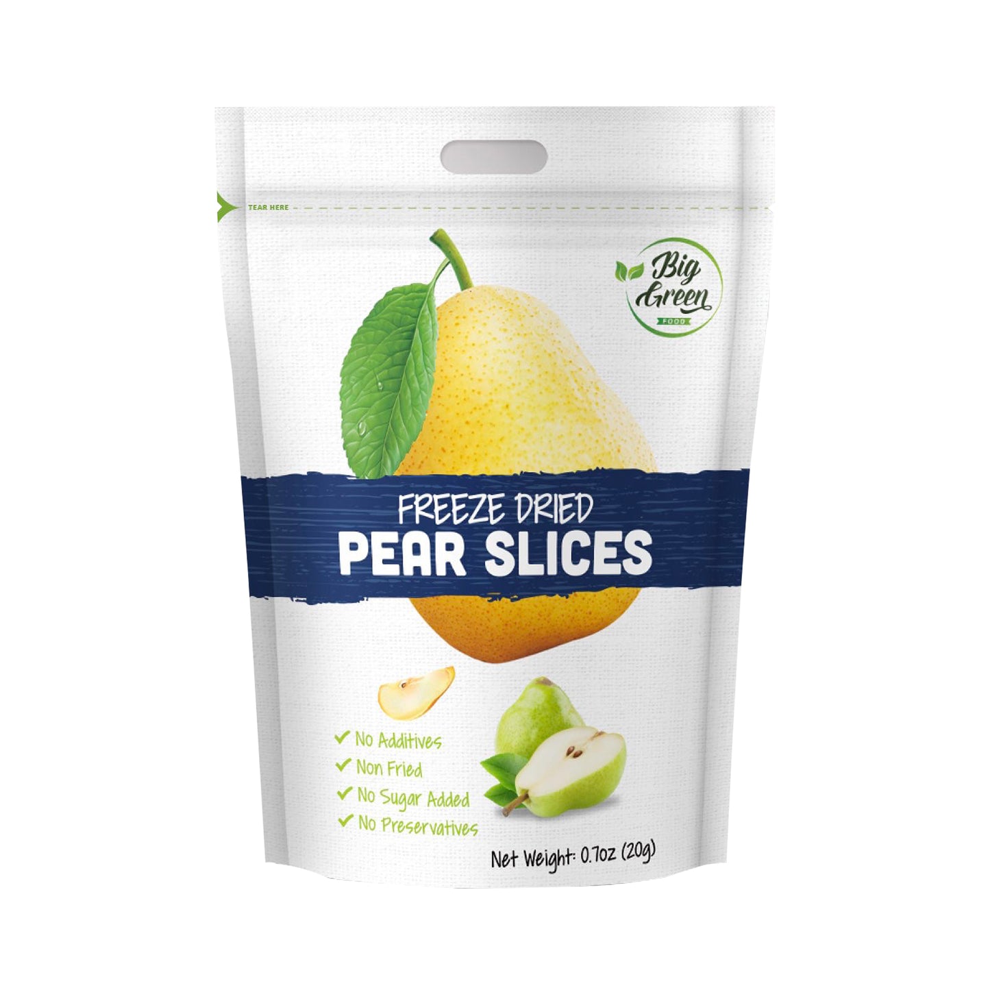 Big Green Freeze-Dried Pear 凍乾水梨