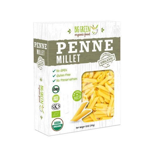 Big Green Organic Food Organic Millet Penne 有機小米通心粉