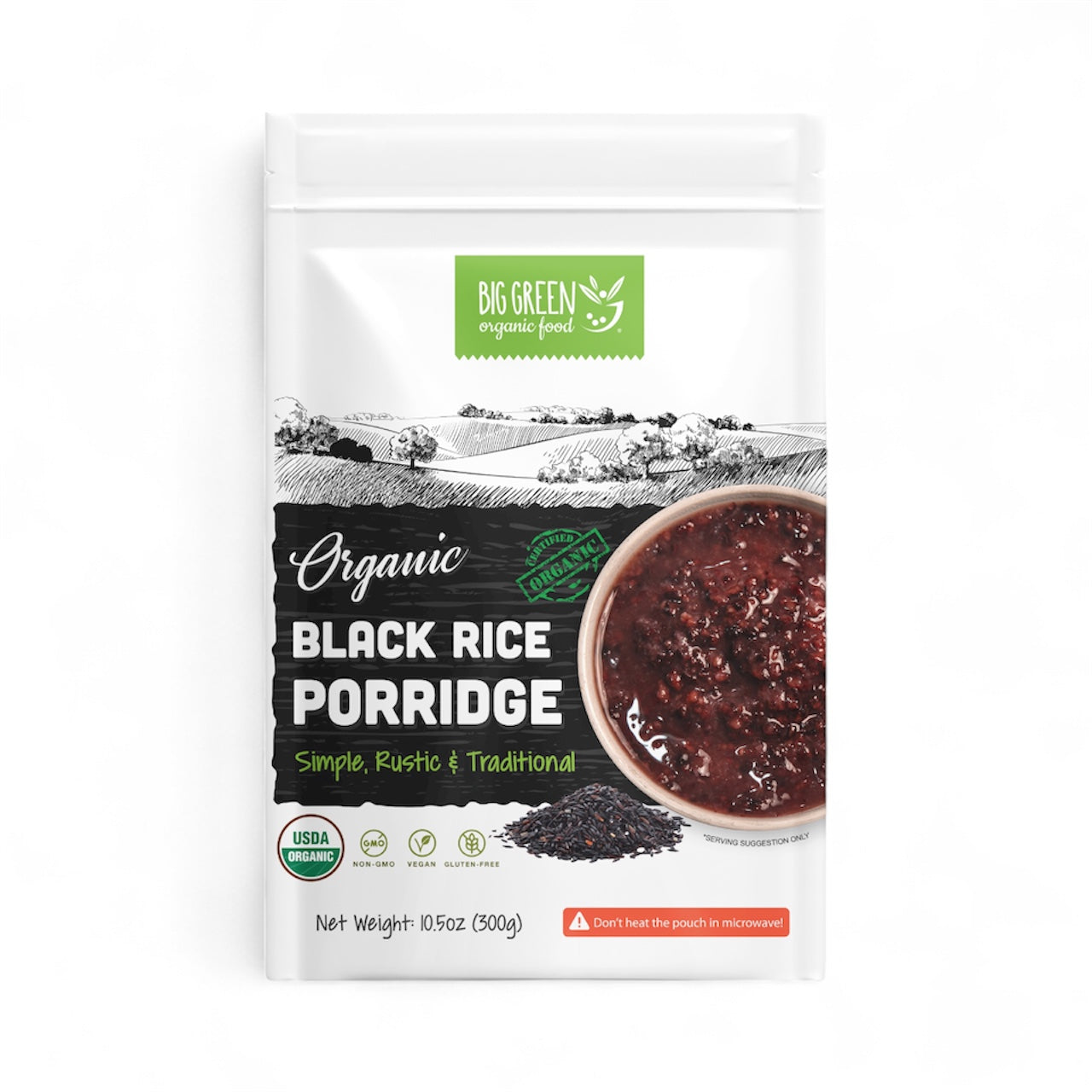 Organic Black Rice Porridge 有機黑米粥