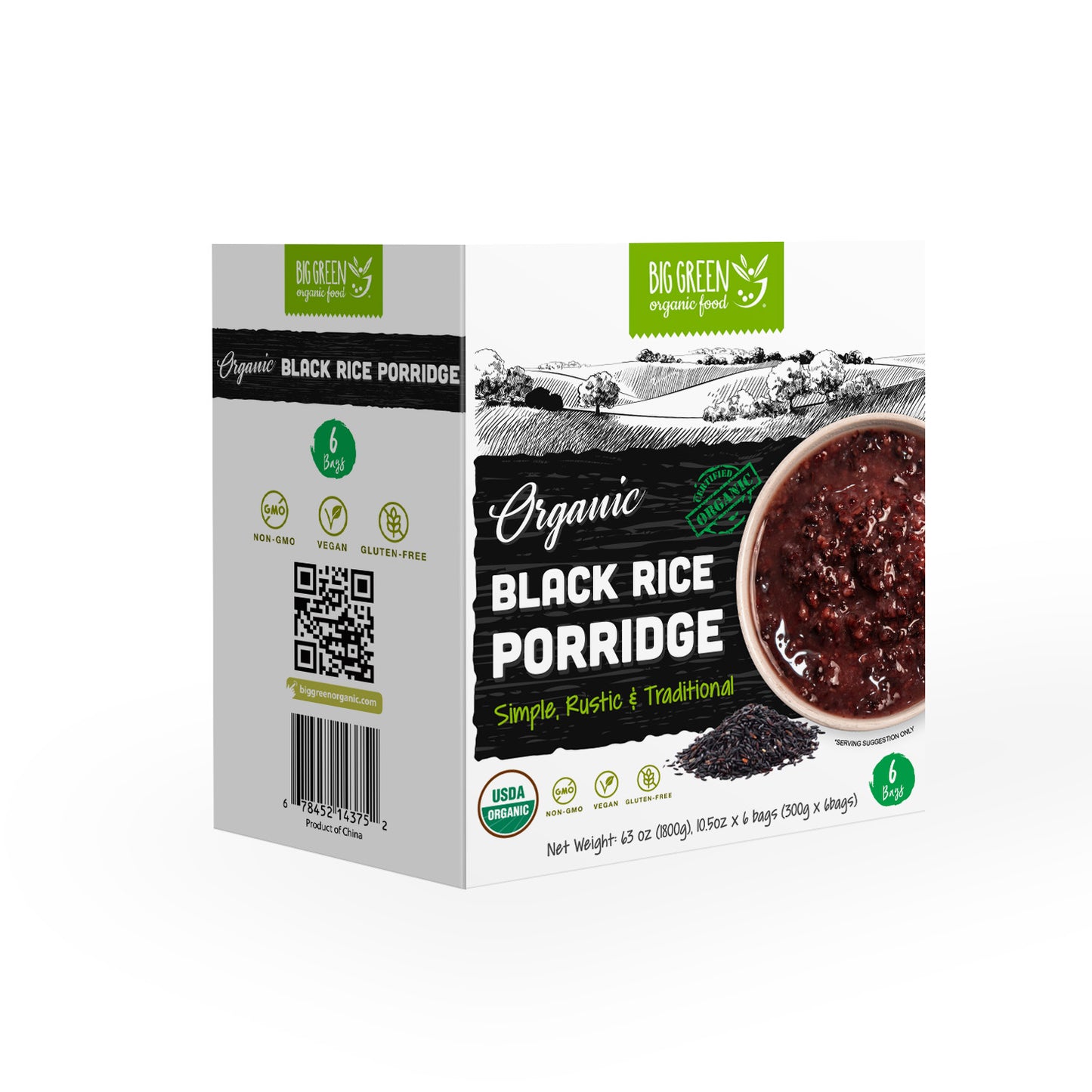 Organic Black Rice Porridge 有機黑米粥