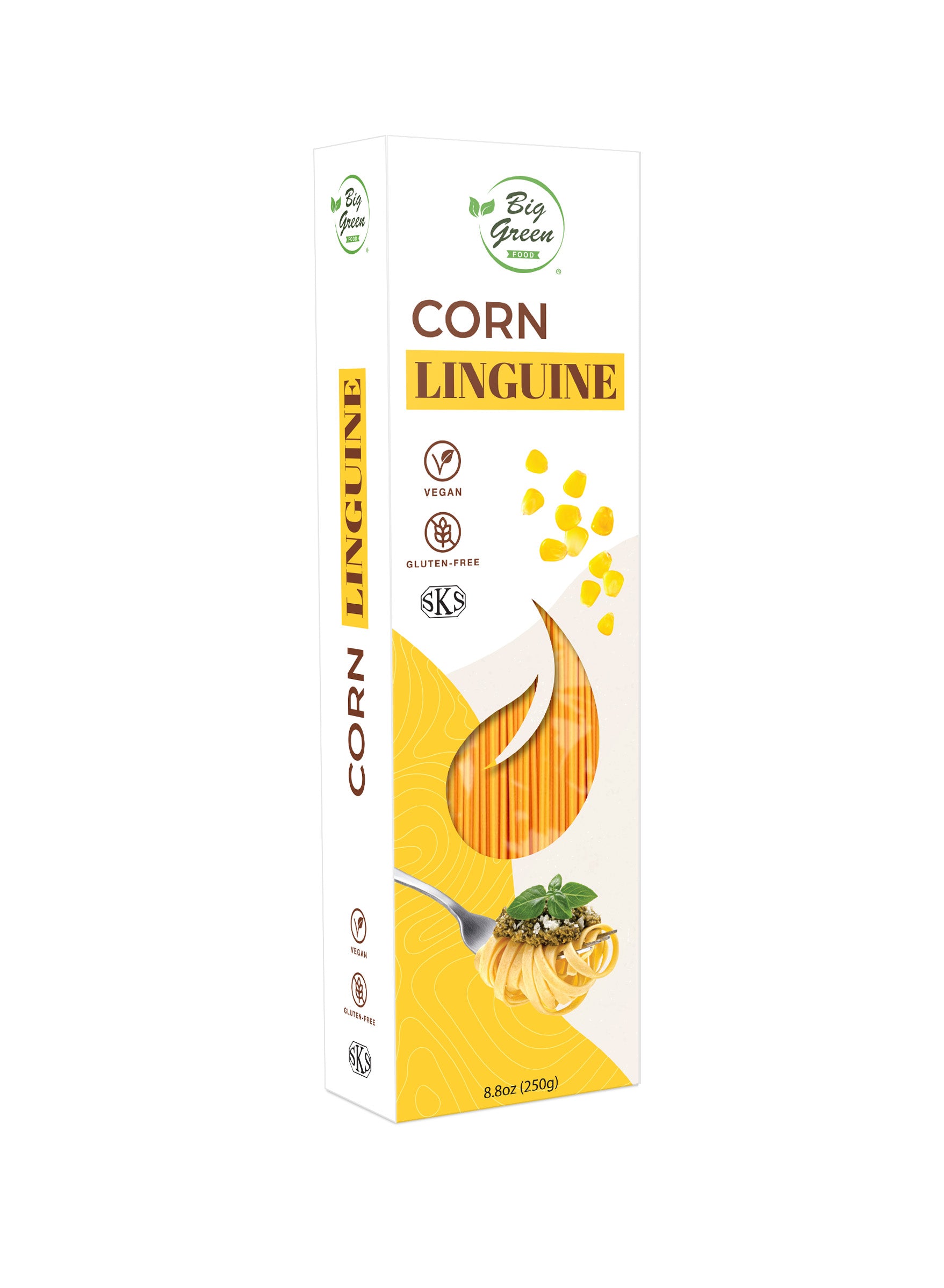 Big Green Food Corn Linguine 玉米寬麵