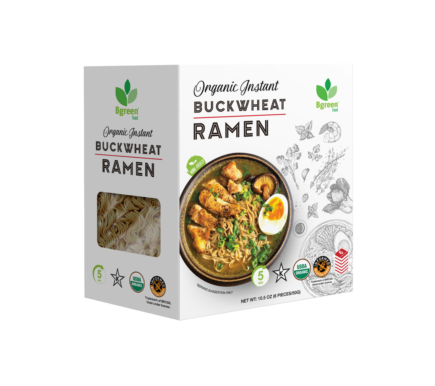 Bgreen Food Organic Instant Buckwheat Ramen 有機快熟蕎麥拉麵