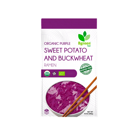 Bgreen Organic Purple Yam + Buckwheat Ramen 有機紫薯蕎麥拉麵
