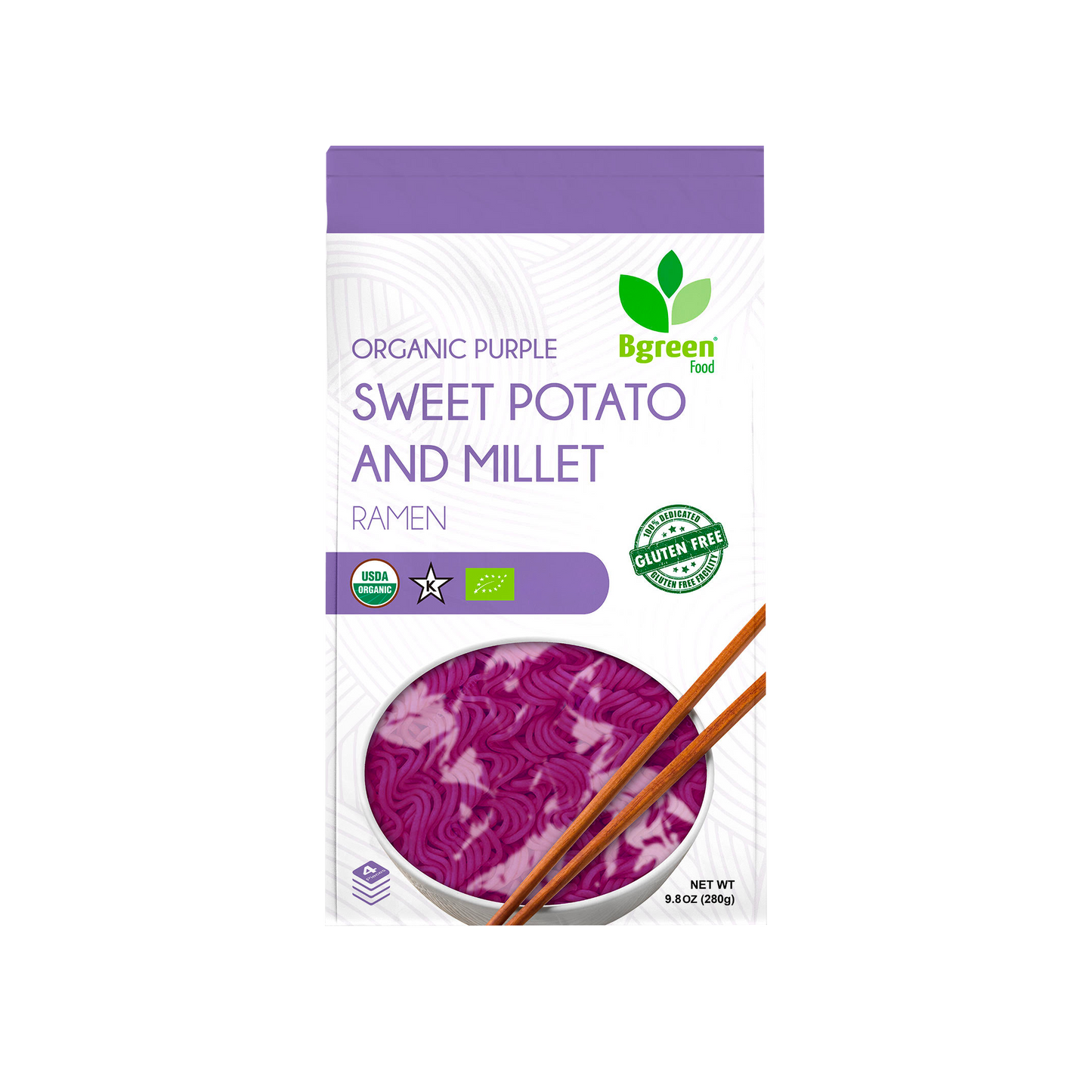 Bgreen Organic Purple Yam + Millet Ramen 有機紫薯小米拉麵