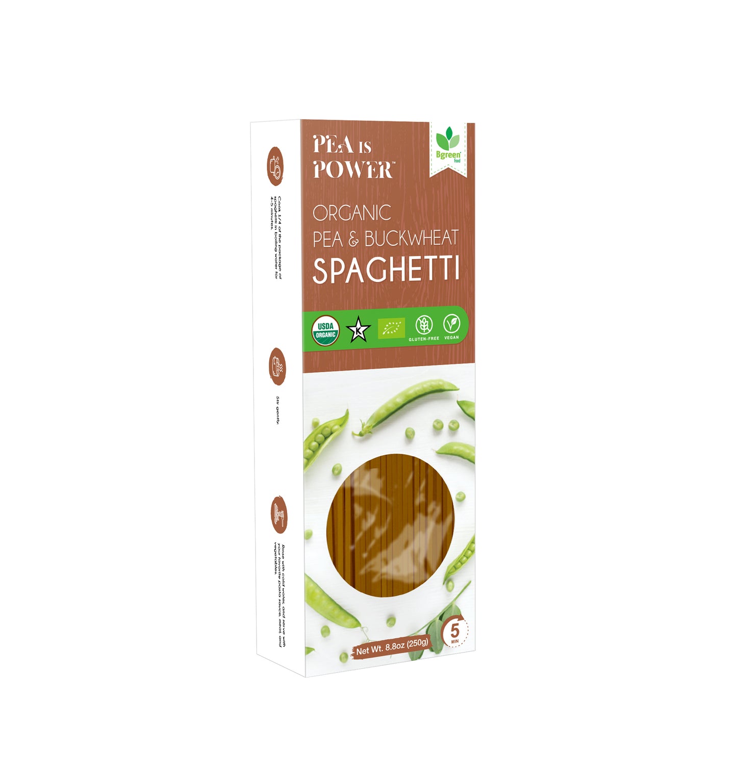 Bgreen Food Organic Pea & Buckwheat Spaghetti 有機豌豆蕎麥直面