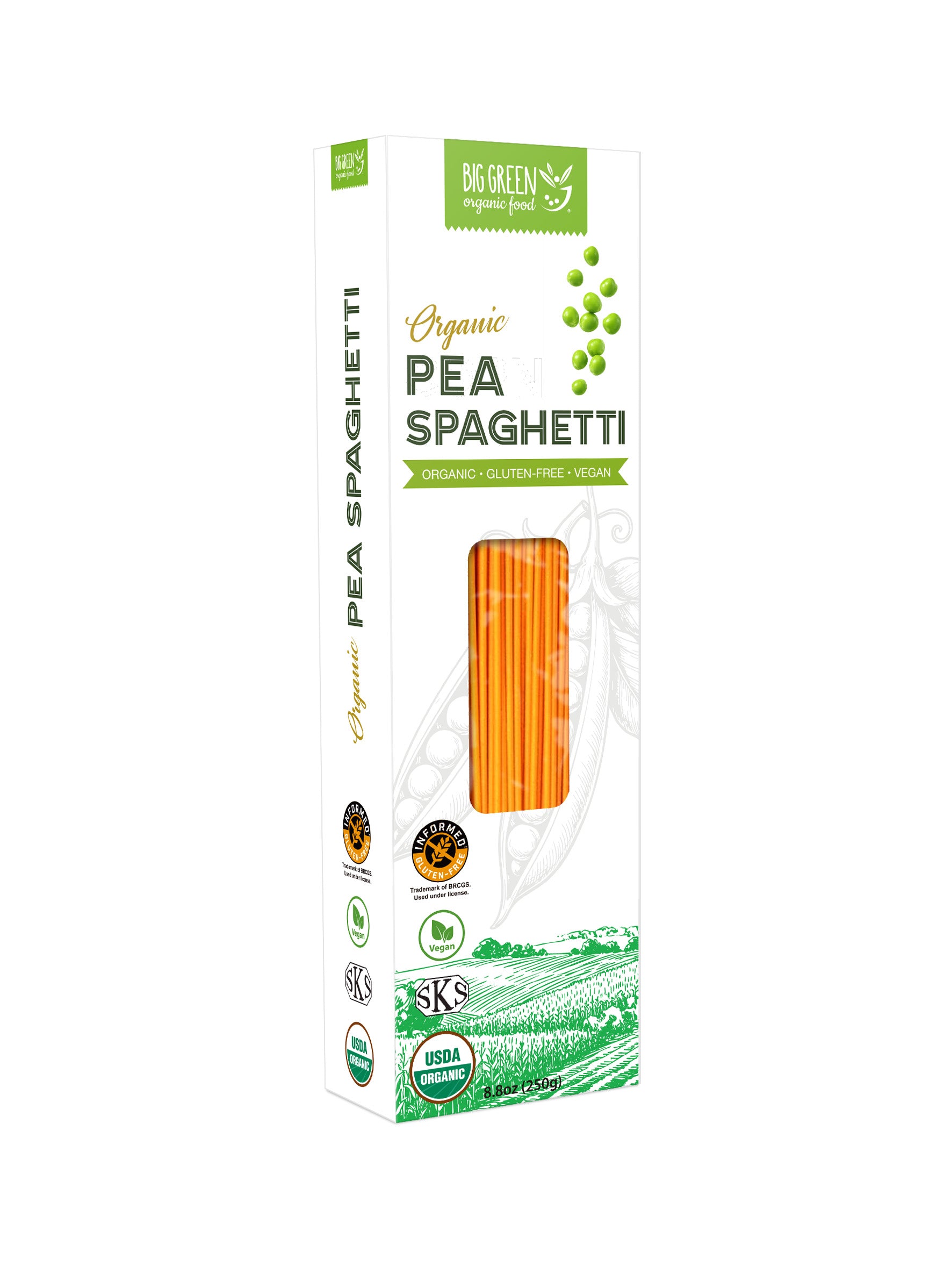 Organic Pea Capellini 有机豌豆直面