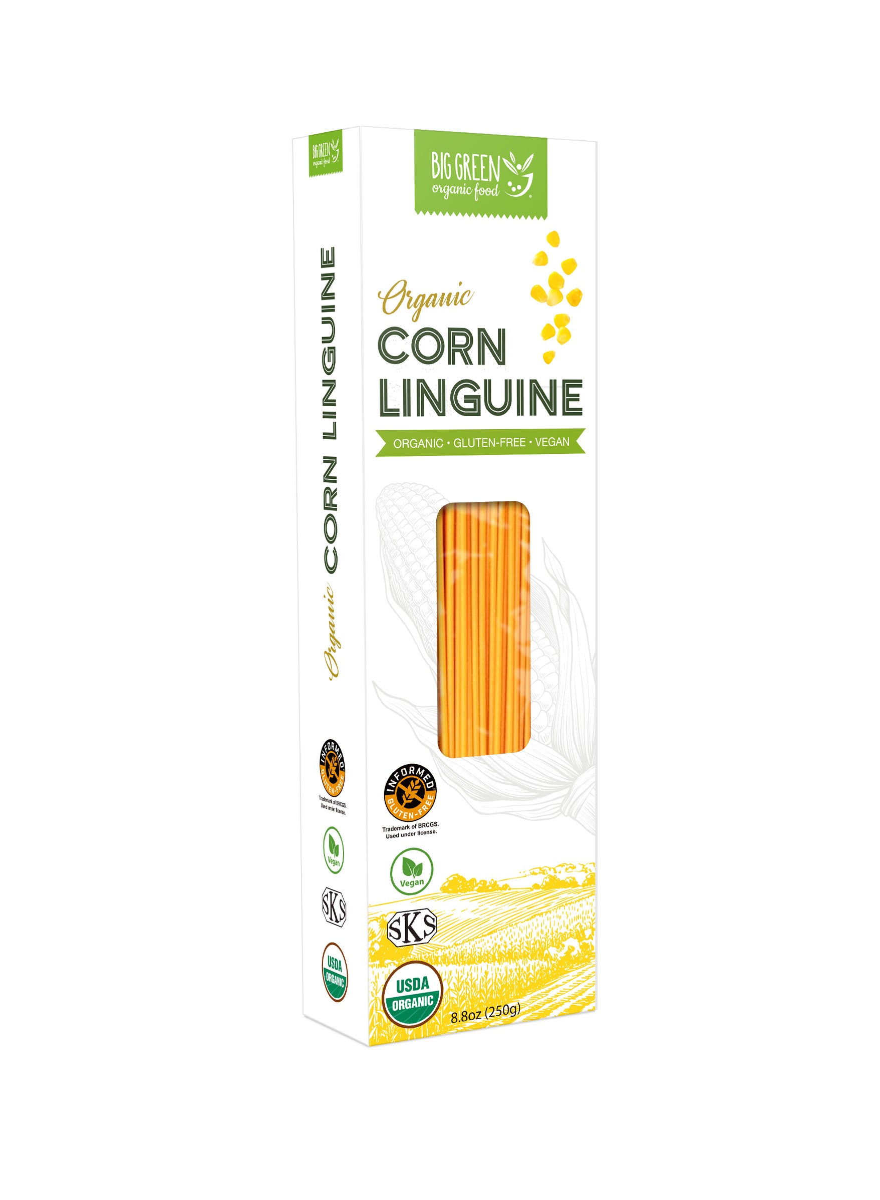 Organic Corn Linguine 有机玉米通直宽面