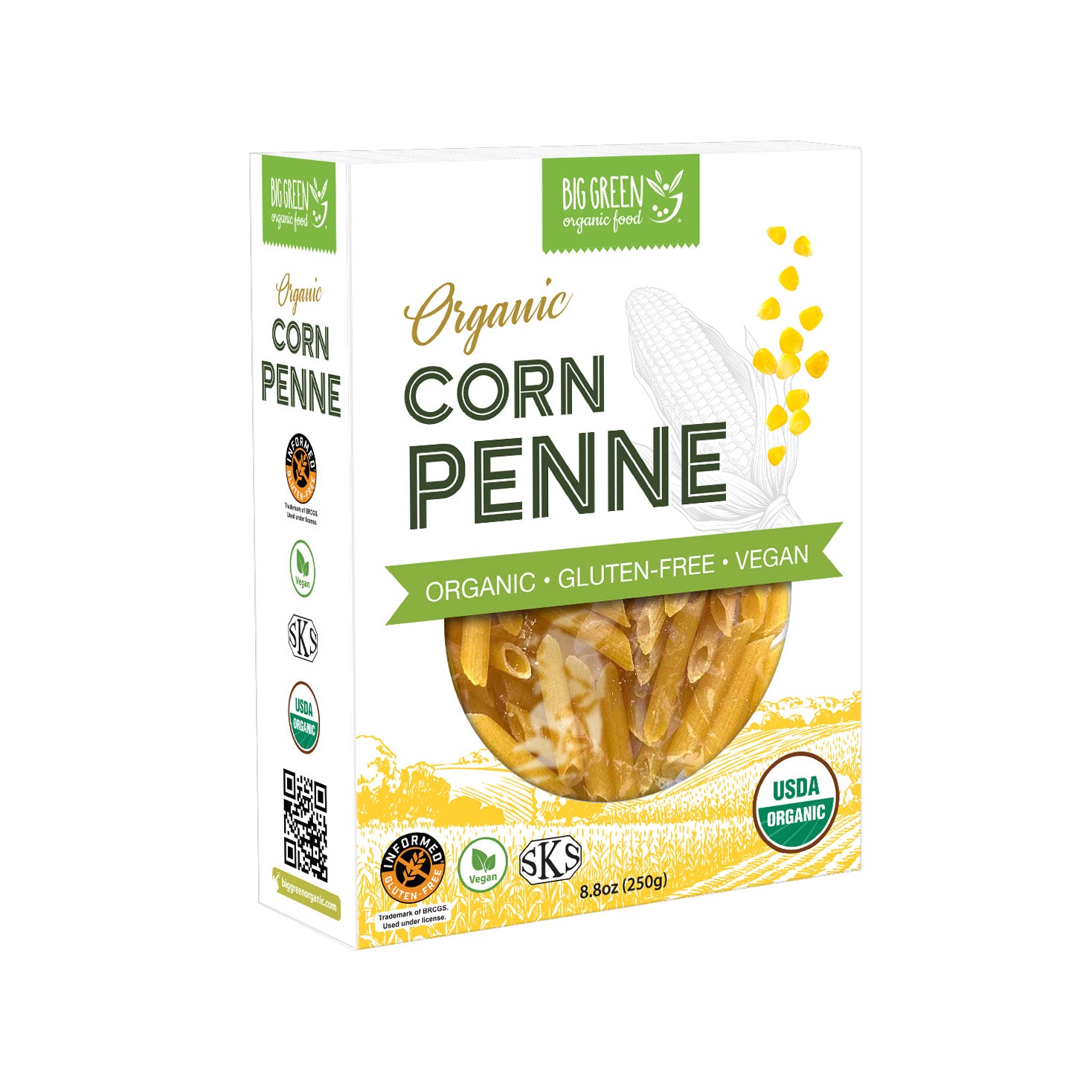 Organic Corn Penne 有机玉米通心面