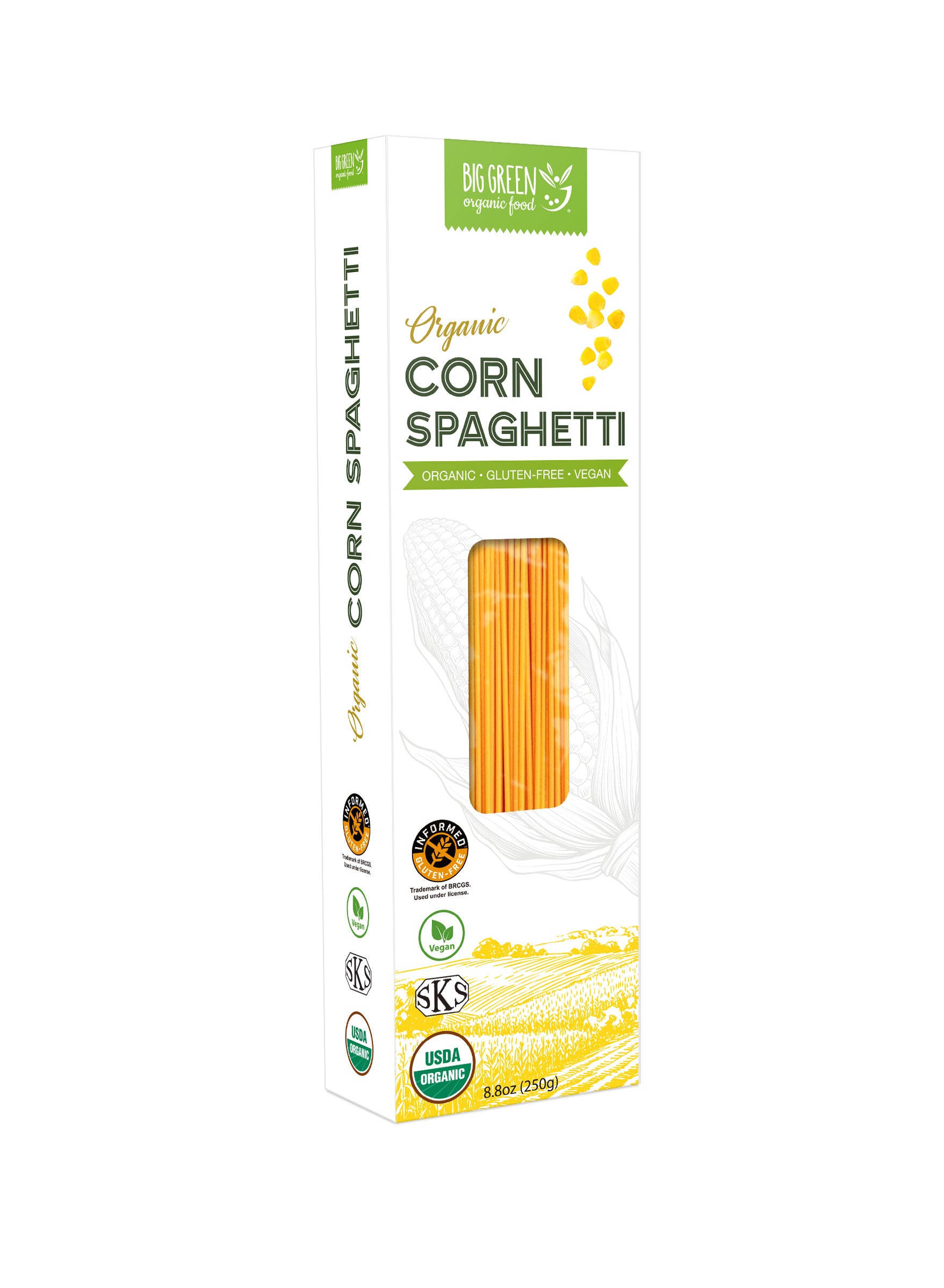Organic Corn Spaghetti 有机玉米通直面