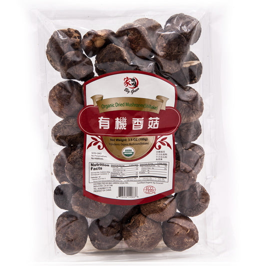 Organic Dried Mushroom (Shiitake) 家鄉味 有機香菇