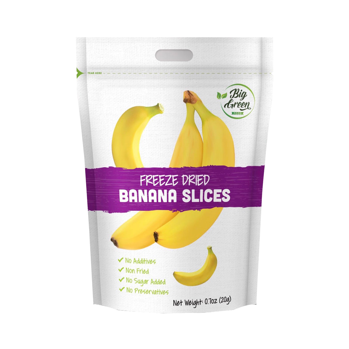 Big Green Freeze-Dried Banana 凍乾香蕉