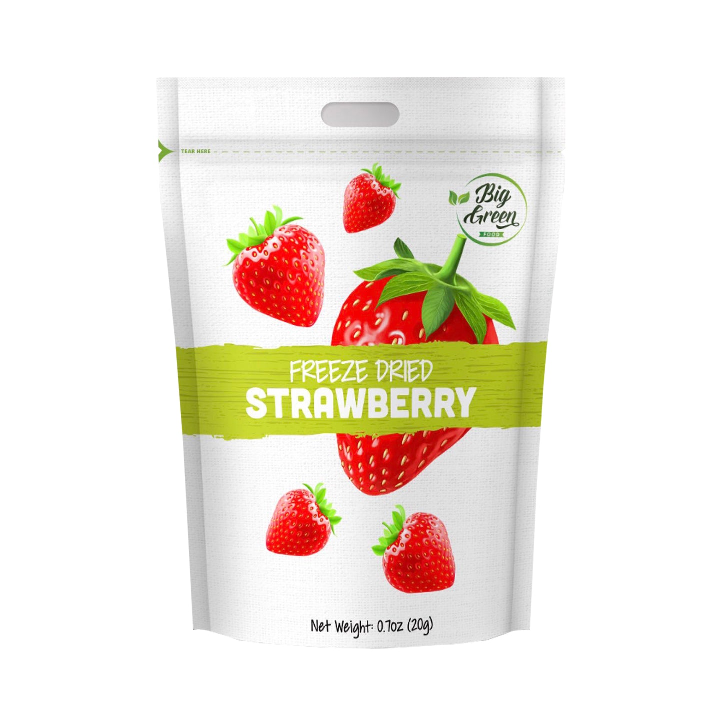 Big Green Freeze-Dried Strawberry 凍乾草莓