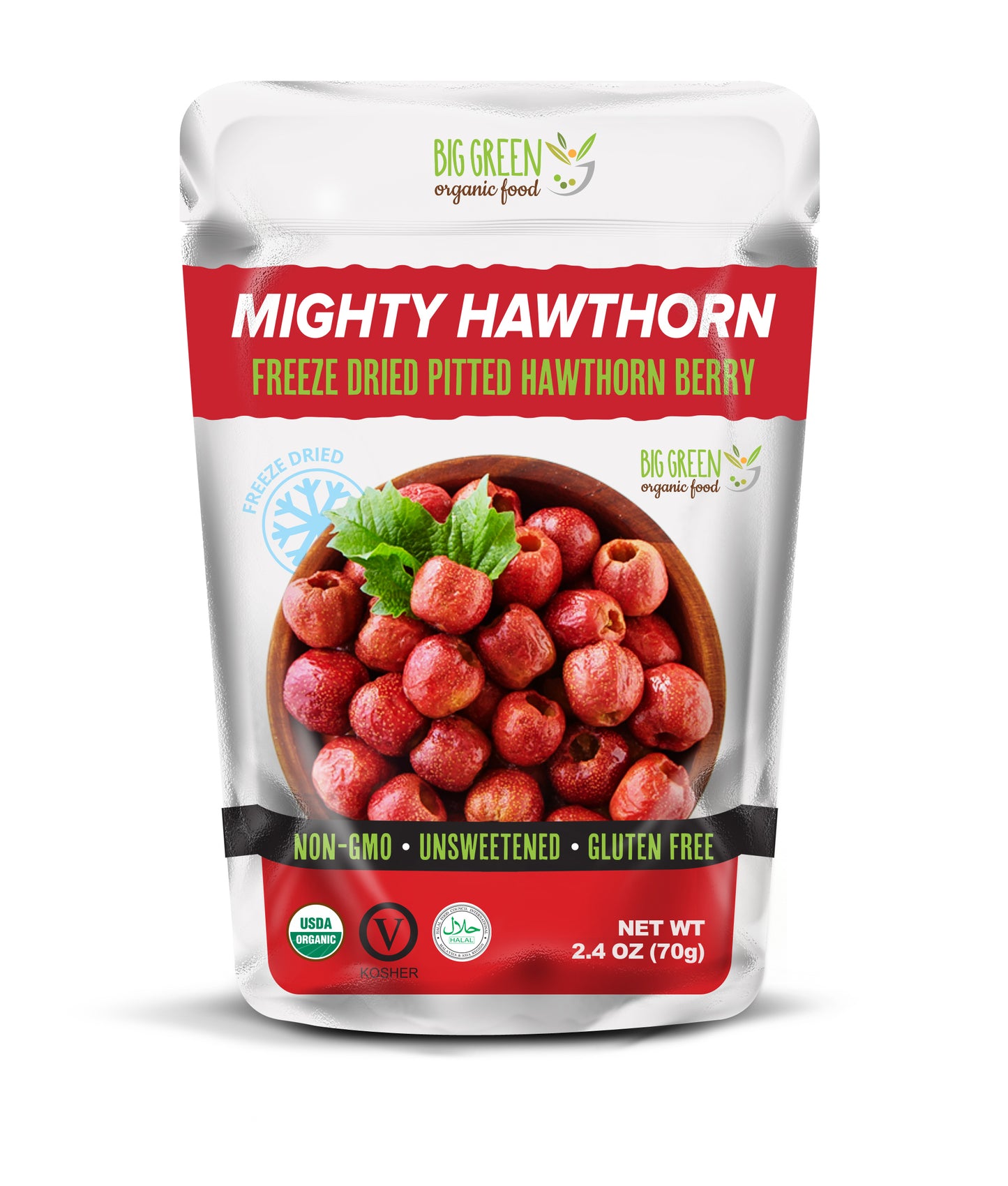 Organic Hawthorn Berry (Freeze Dried) 有機凍乾山楂果