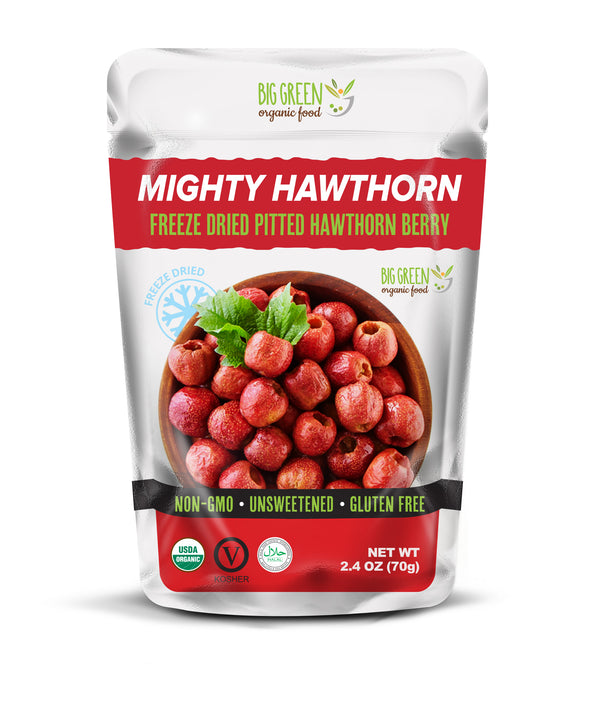 Organic Hawthorn Berry (Freeze Dried) 有機凍乾山楂果 – 家鄉味有機食品 | Big Green Food