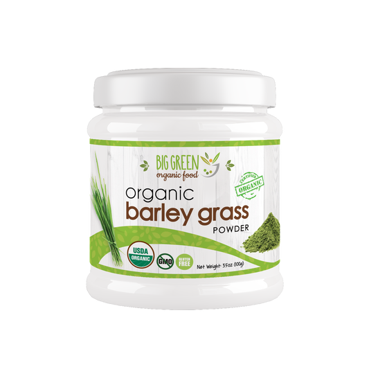 Big Green Organic Food Organic Barley Grass Powder 有機大麥苗粉