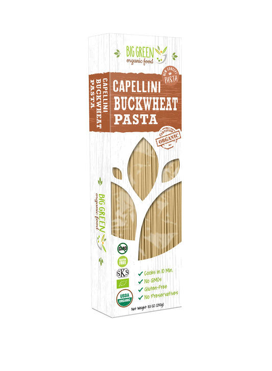 Big Green Organic Food Organic Buckwheat Capellini 有機蕎麥直面