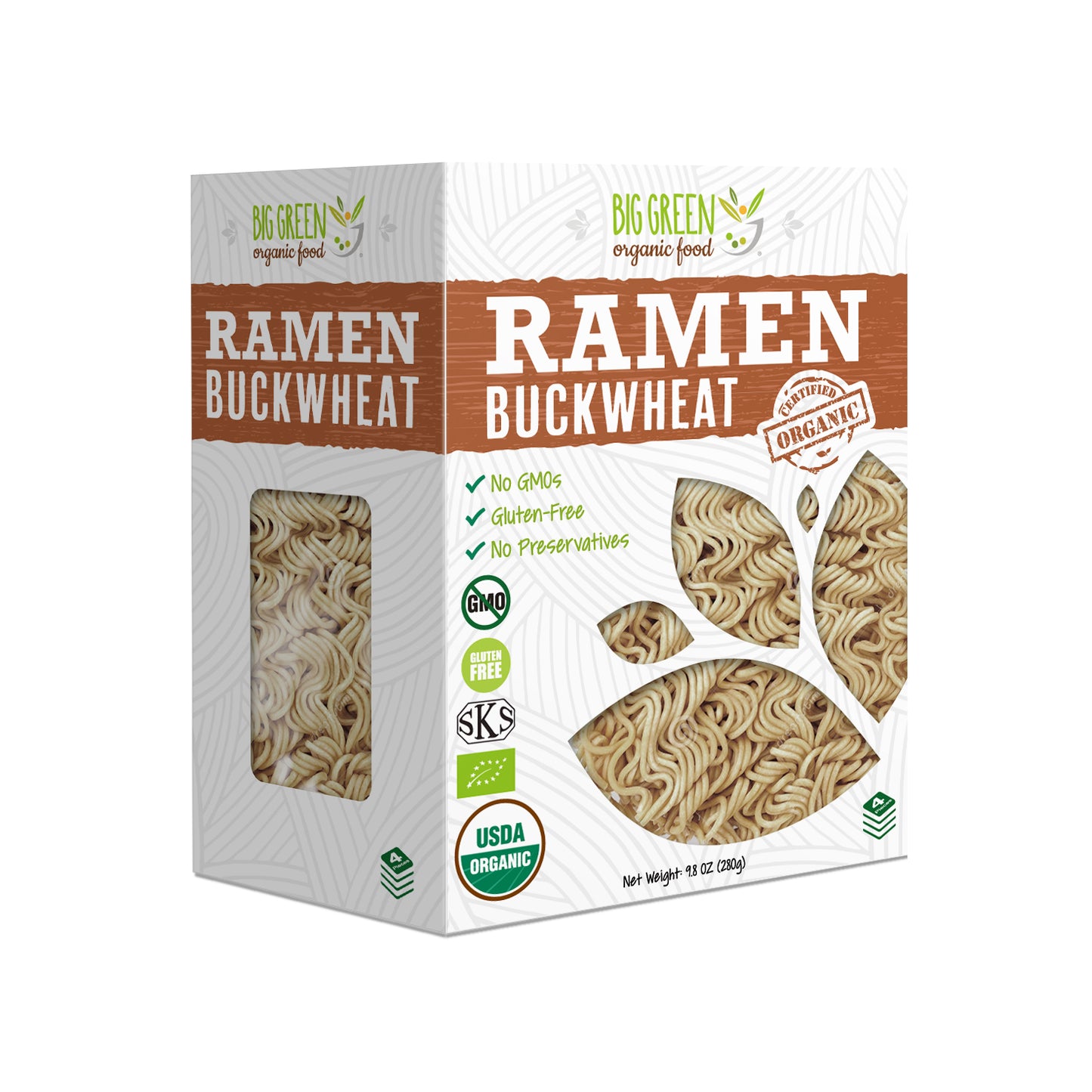 Big Green Organic Food Organic Buckwheat Ramen 新有機蕎麥拉麵