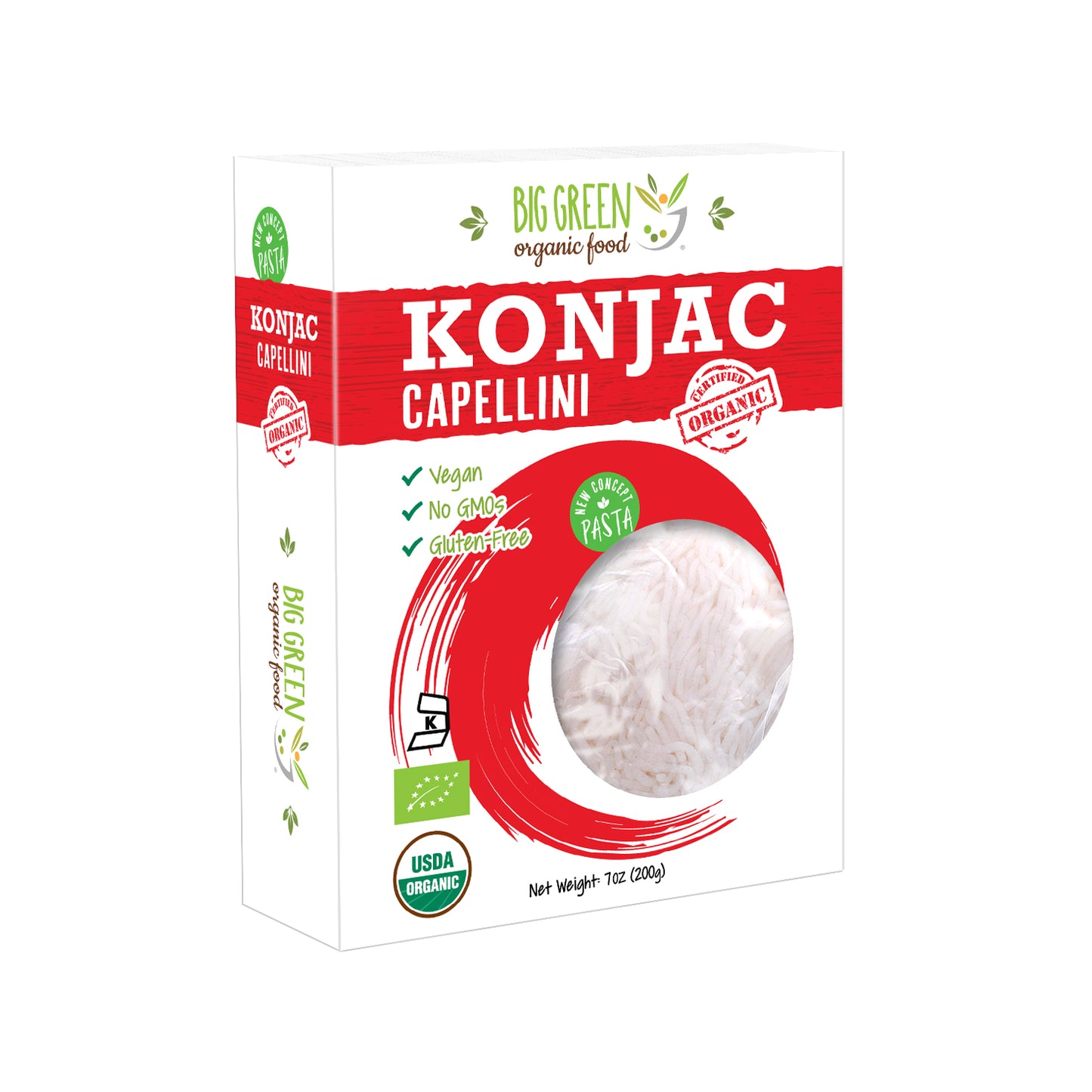 Big Green Organic Food Organic Konjac Capellini 有機魔芋絲