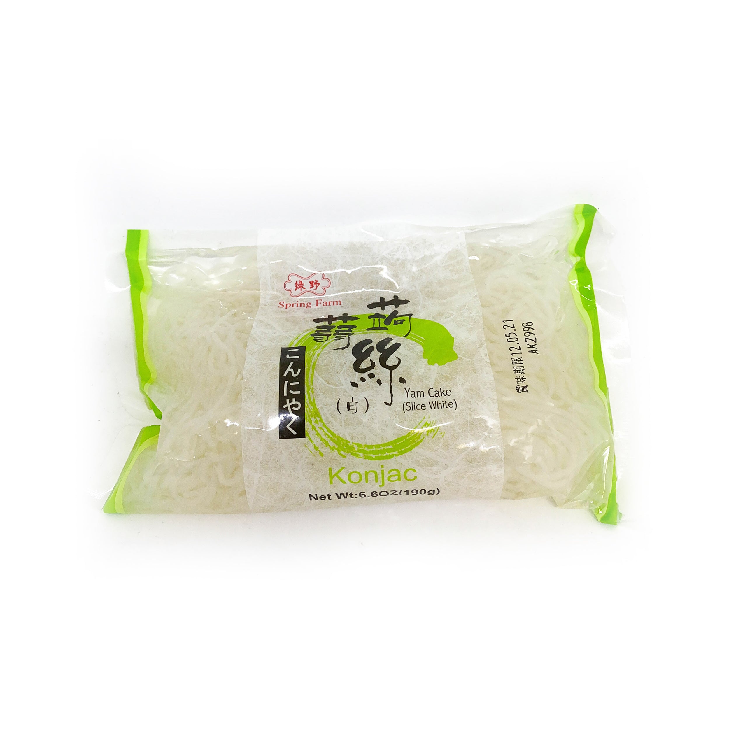 Yam Cake (Slice White) 綠野 蒟蒻白絲