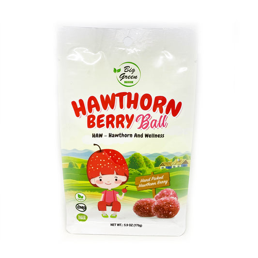 Big Green Hawthorn Berry (Ball) 天然山楂雪麗球