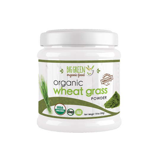 Big Green Organic Food Organic Wheat Grass Powder 有機小麥苗粉